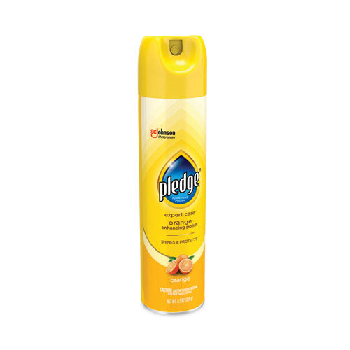 Cera para muebles, naranja, aerosol de 9.7 oz, 6/caja