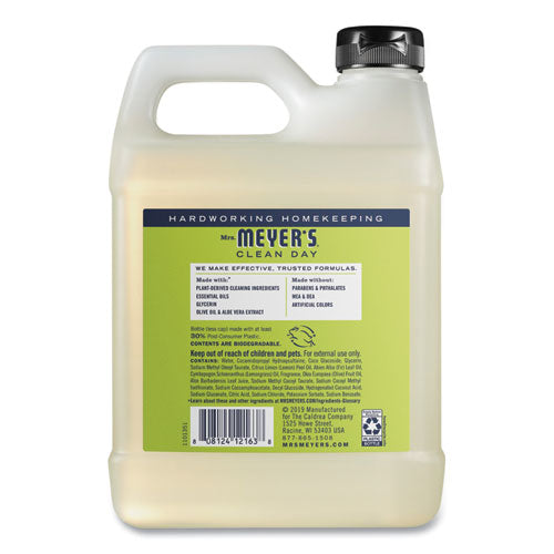 Jabón líquido para manos Clean Day, limón, 33 oz, 6/cartón