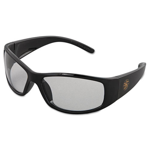 Gafas de seguridad Elite, montura negra, lentes antivaho transparentes