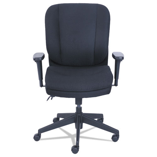 Silla de trabajo ergonómica Cosset, soporta hasta 275 lb, altura del asiento de 19.5" a 22.5", color negro