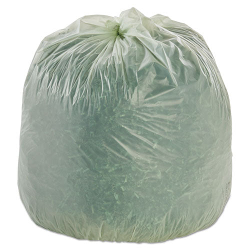 Bolsas Ecosafe-6400, 48 gal, 0,85 mil, 42" x 48", verde, 40/caja