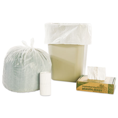 Bolsas de plástico para basura con ciclo de vida controlado, 39 gal, 1,1 mil, 33" x 44", marrón, 40/caja