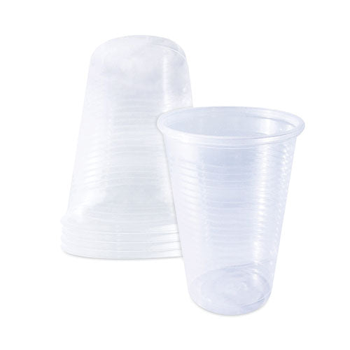 Vasos translúcidos para bebidas frías, 12 oz, transparentes, 2,000/cartón