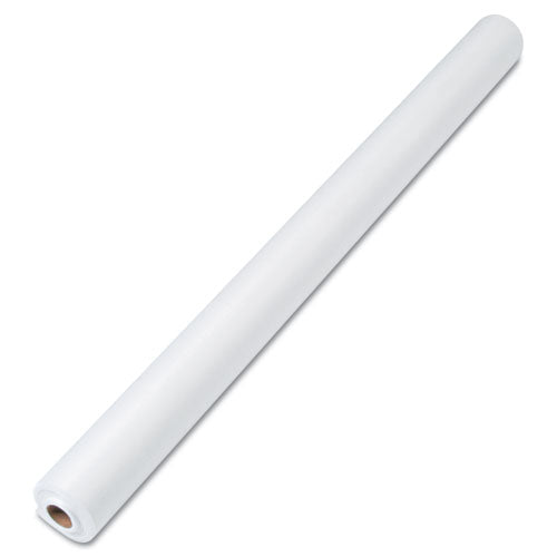 Linen-soft Non-woven Polyester Banquet Roll, Cut-to-fit, 40" X 50 Ft, White