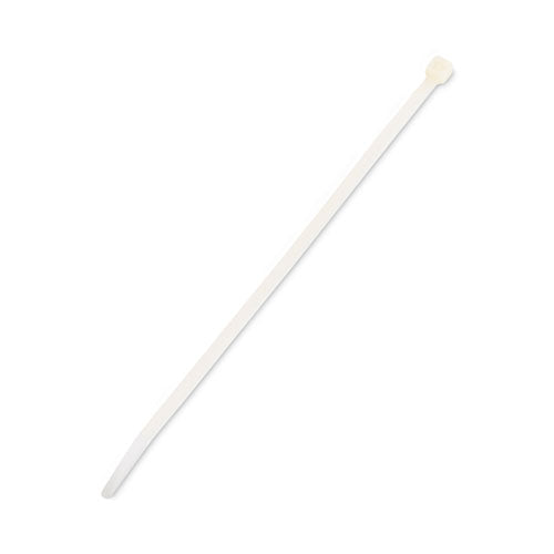 Nylon Cable Ties, 8 X 0.19, 50 Lb, Natural, 1,000/pack