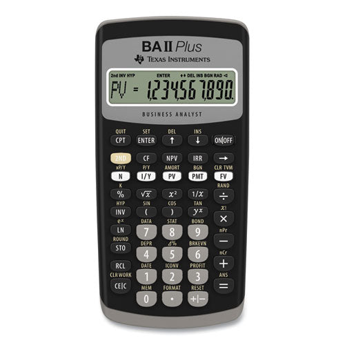 Calculadora financiera Baiiplus, Lcd de 10 dígitos