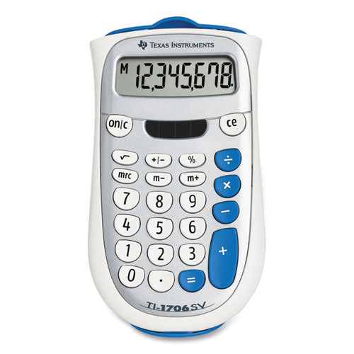 Calculadora de bolsillo portátil Ti-1706sv, Lcd de 8 dígitos