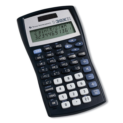Calculadora científica Ti-30x Iis, LCD de 10 dígitos, negra
