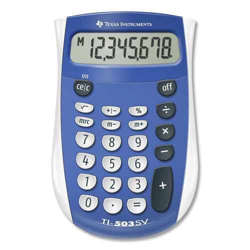 Calculadora de bolsillo Ti-503sv, Lcd de 8 dígitos