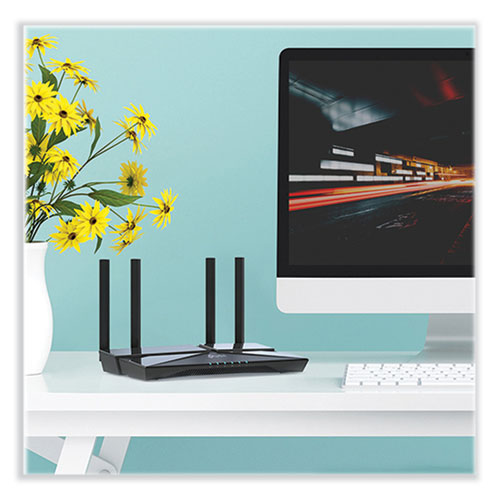 Router inalámbrico y Ethernet Archer Ax1500, 5 puertos, doble banda 2,4 Ghz/5 Ghz