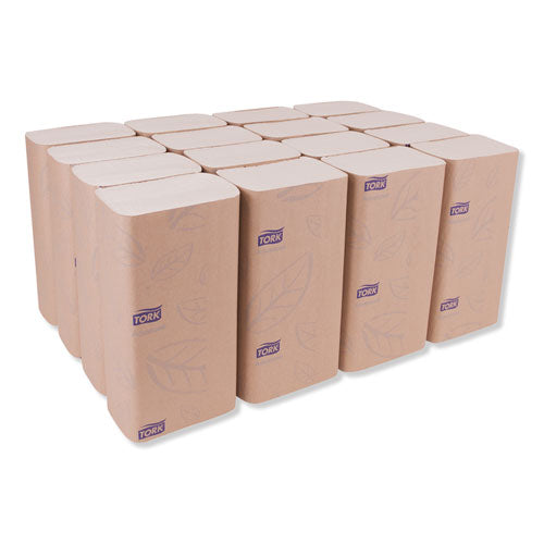 Toallas de papel multiplegadas, 2 capas, 9,13 x 9,5, blancas, 189/paquete, 16 paquetes/cartón