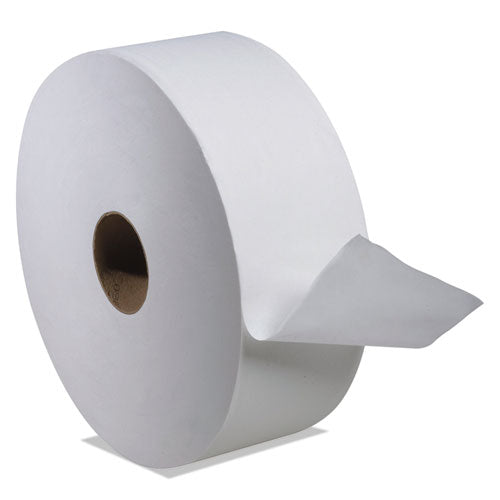 Papel higiénico Advanced Jumbo, apto para sépticas, 1 capa, blanco, 3,48" x 1200 pies, 12 rollos/caja