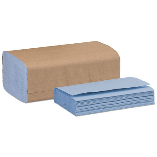 Toalla para parabrisas, 2 capas, 9,13 x 10,25, azul, 140/paquete, 16 paquetes/caja