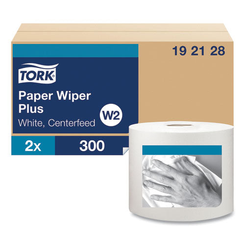 Paper Wiper Plus, 9,8 x 15,2, blanco, 300/rollo, 2 rollos/cartón
