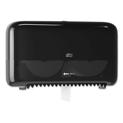 Dispensador de papel higiénico Elevation Coreless de alta capacidad, 14.17 x 5.08 x 8.23, negro