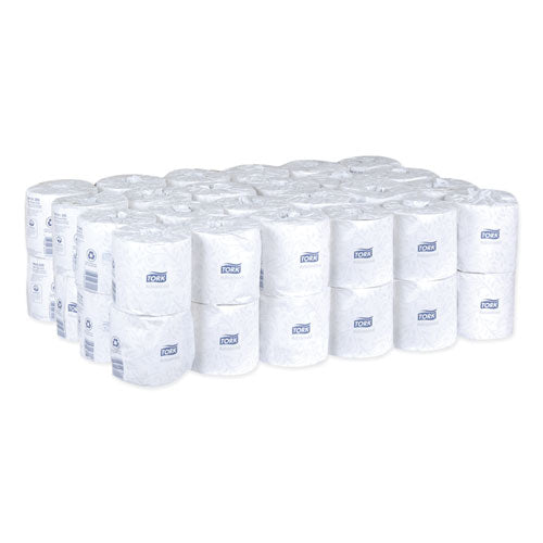Papel higiénico avanzado, apto para sépticas, 2 capas, blanco, 500 hojas/rollo, 48 rollos/cartón