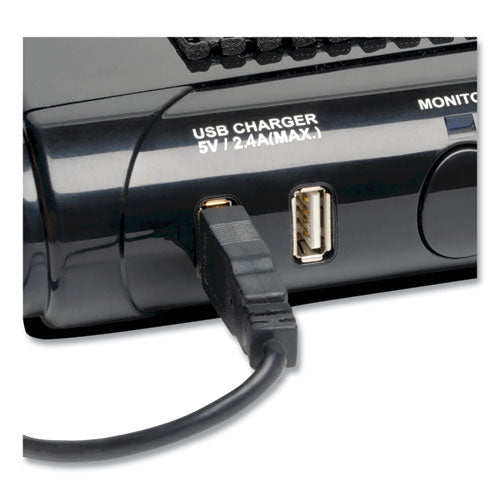 Protector contra sobretensiones Isobar, 6 salidas de CA/2 puertos USB, cable de 8 pies, 3150 J, negro