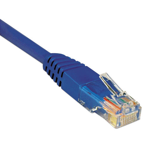 Cable de conexión moldeado Cat5e de 350 MHz, 14 pies, negro