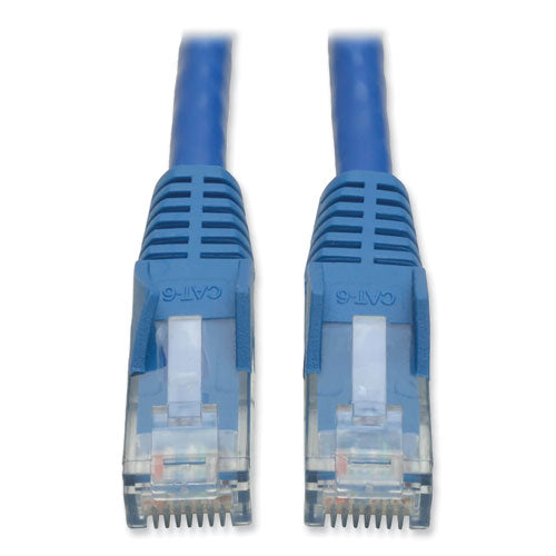 Cable de conexión moldeado sin enganches Gigabit Cat6, 14 pies, azul