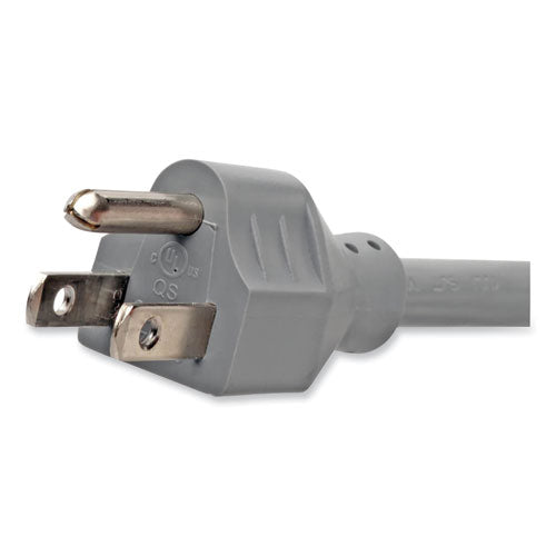 Protector contra sobretensiones, 6 salidas de CA/2 puertos Usb-a y 1 USB-c, cable de 8 pies, 1080 J, gris