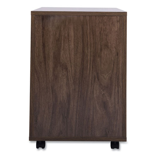 Archivo de pedestal móvil Essentials, izquierda o derecha, 3 cajones: Caja/caja/archivo, Legal/carta, Espresso, 15.6" X 21.3" X 24.3"