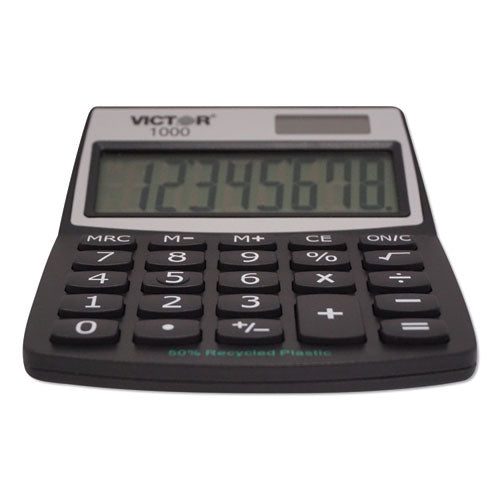 Calculadora Minidesk 1000, Lcd de 8 dígitos