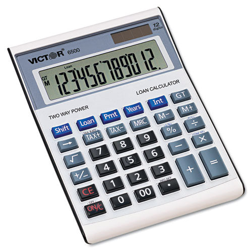 6500 Executive Desktop Loan Calculator, Lcd de 12 dígitos