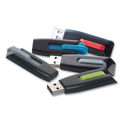 Unidad USB 3.0 Store 'n' Go V3, 8 Gb, negro/gris