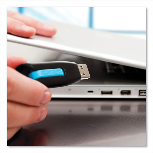 Unidad USB 3.0 Store 'n' Go V3, 16 Gb, negro/azul