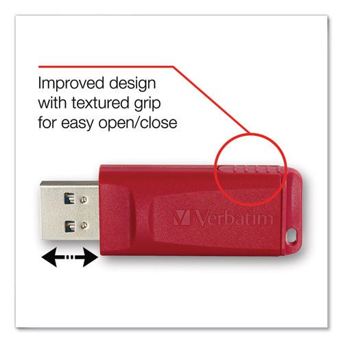Memoria USB Store 'n' Go, 4 Gb, roja