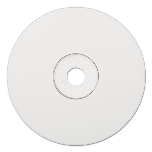 Disco grabable imprimible Cd-r, 700 Mb, 52x, Eje, Blanco, 100/paquete