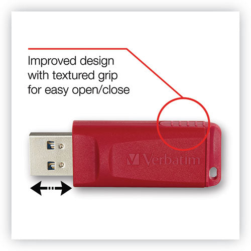 Memoria USB Store 'n' Go, 8 Gb, colores surtidos, 3/paquete