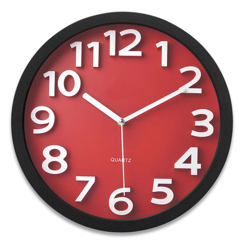 Clock,wall,13",red Dial