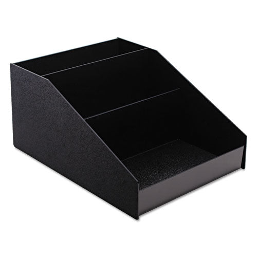 Organizador Horizontal de Condimentos, 9 Compartimentos, 12 X 16 X 7.5, Negro