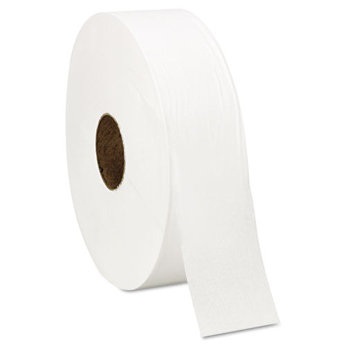 Jumbo Roll Bath Tissue, Septic Safe, 2 Ply, White, 3.4" X 1,000 Ft, 12 Rolls/carton