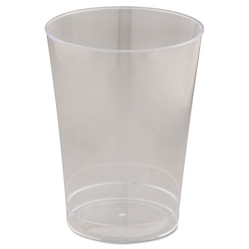 Vasos de plástico Comet, 10 oz, transparentes, 25/paquete, 20 paquetes/cartón