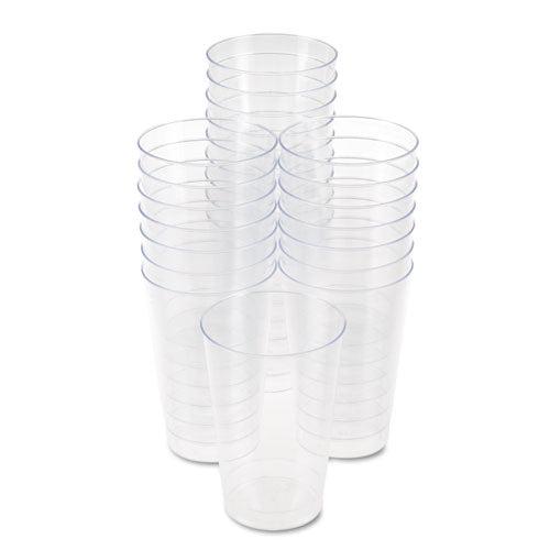 Vasos de plástico Comet, transparentes, 12 oz, 500/caja