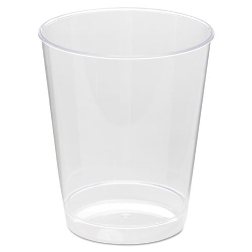 Vaso de plástico Comet, 8 oz, transparente, alto, 25/paquete, 20 paquetes/cartón