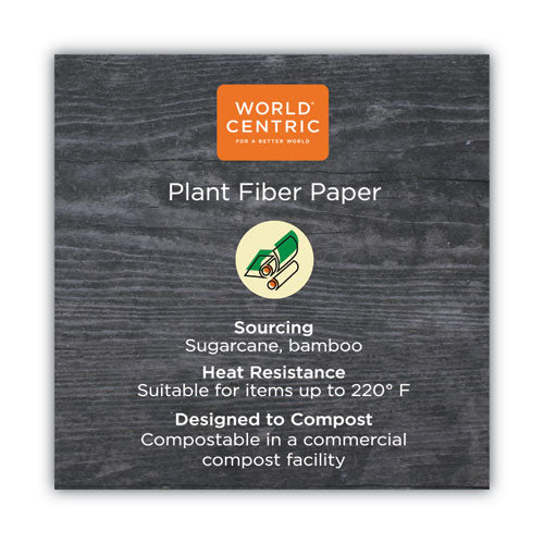 Tazones de papel No Tree, 32 oz, 4.4" de diámetro x 5.8" de alto, natural, caña de azúcar, 500/caja